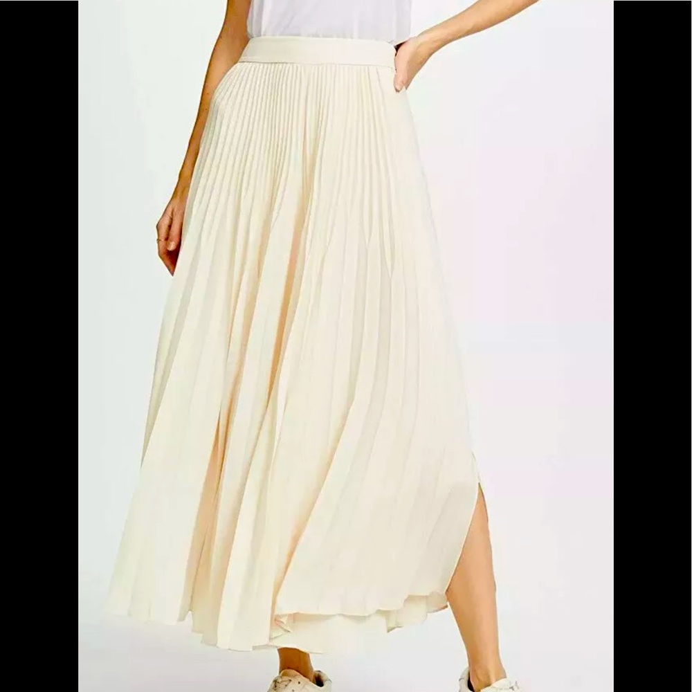 Kobi Halperin Pants Wide Leg Pleated Flare Cropped